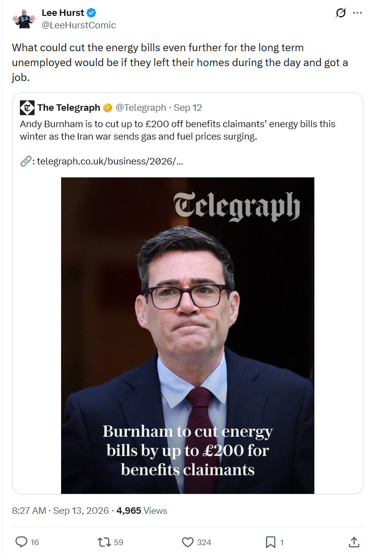 Lee Hurst: What could cut the energy...