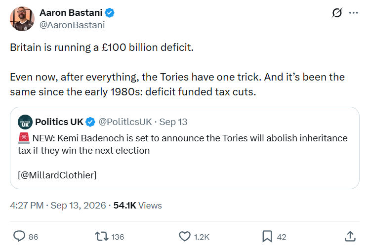 Aaron Bastani: Britain is running a £100 billion...