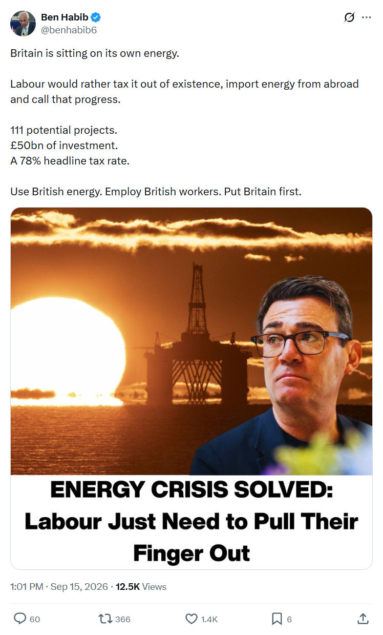 Ben Habib: Britain is sitting on its own energy...