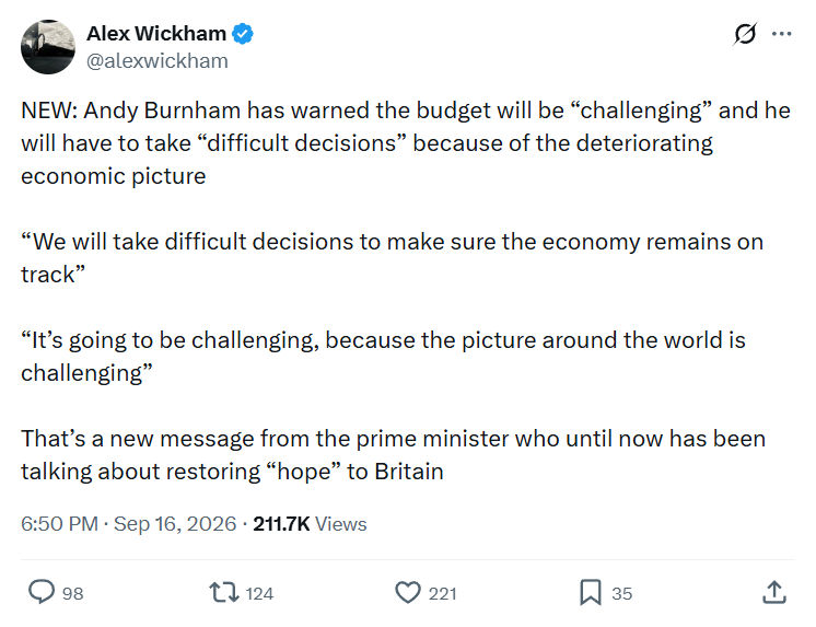 Alex Wickham: NEW...