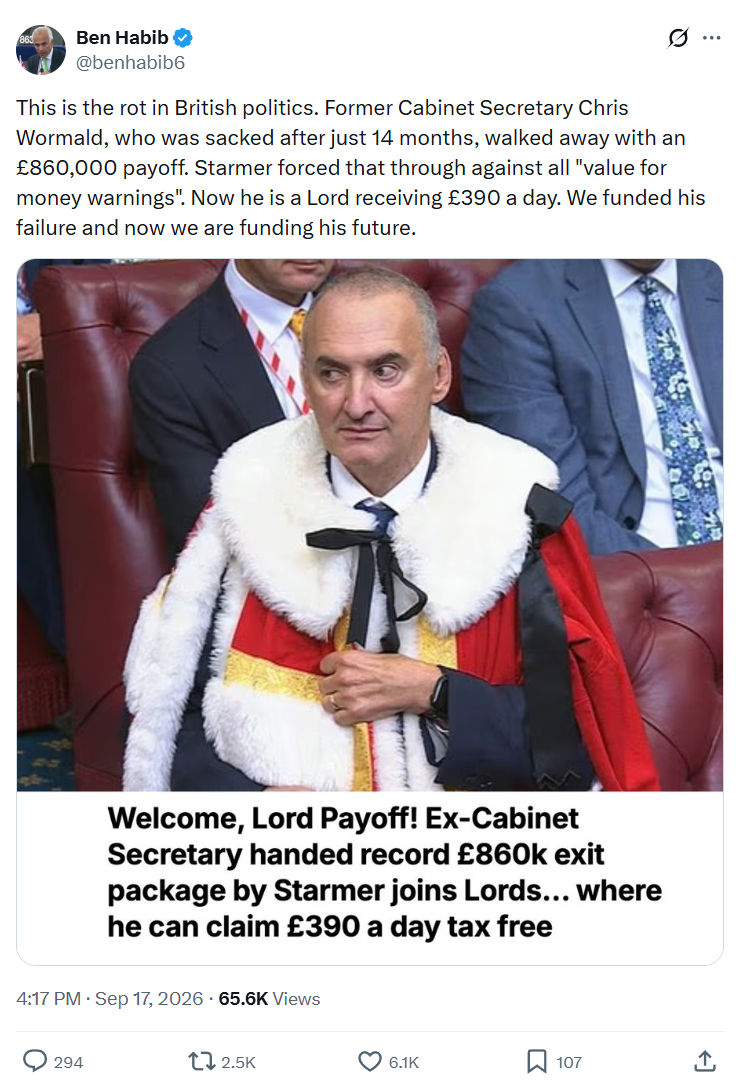 Ben Habib: This is the rot in British politics...