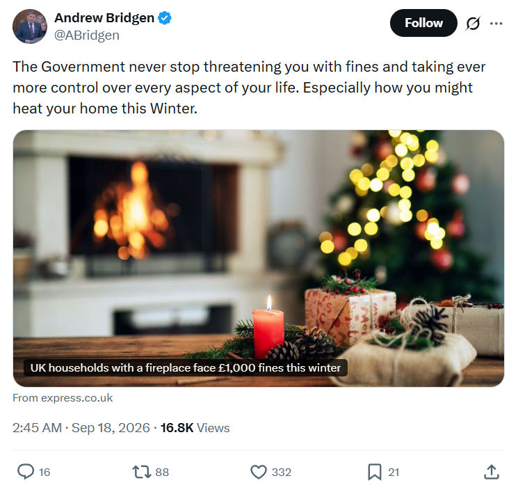 Andrew Bridgen: The Government never stop threatening...