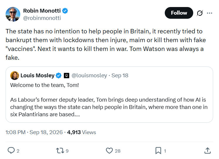 Robin Monotti: The state has no intention to help...