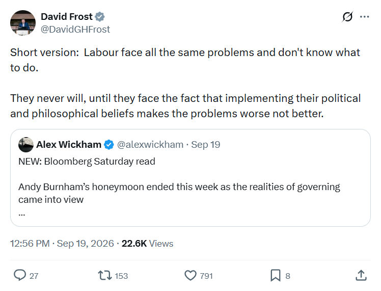 David Frost: Short version...