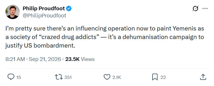 Philip Proudfoot: I’m pretty sure there’s an influencing...