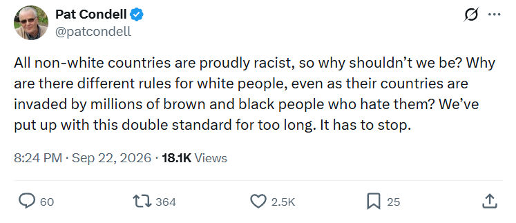 Pat Condell: All non-white countries are proudly...