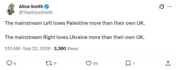 Alice Smith: The mainstream Left loves Palestine...