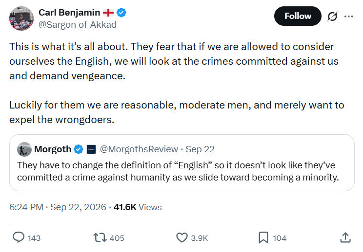 Carl Benjamin: This is what it's all about...