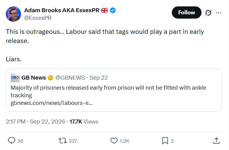 Adam Brooks: This is outrageous…