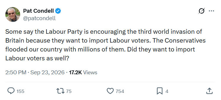 Pat Condell: Some say the Labour Party...