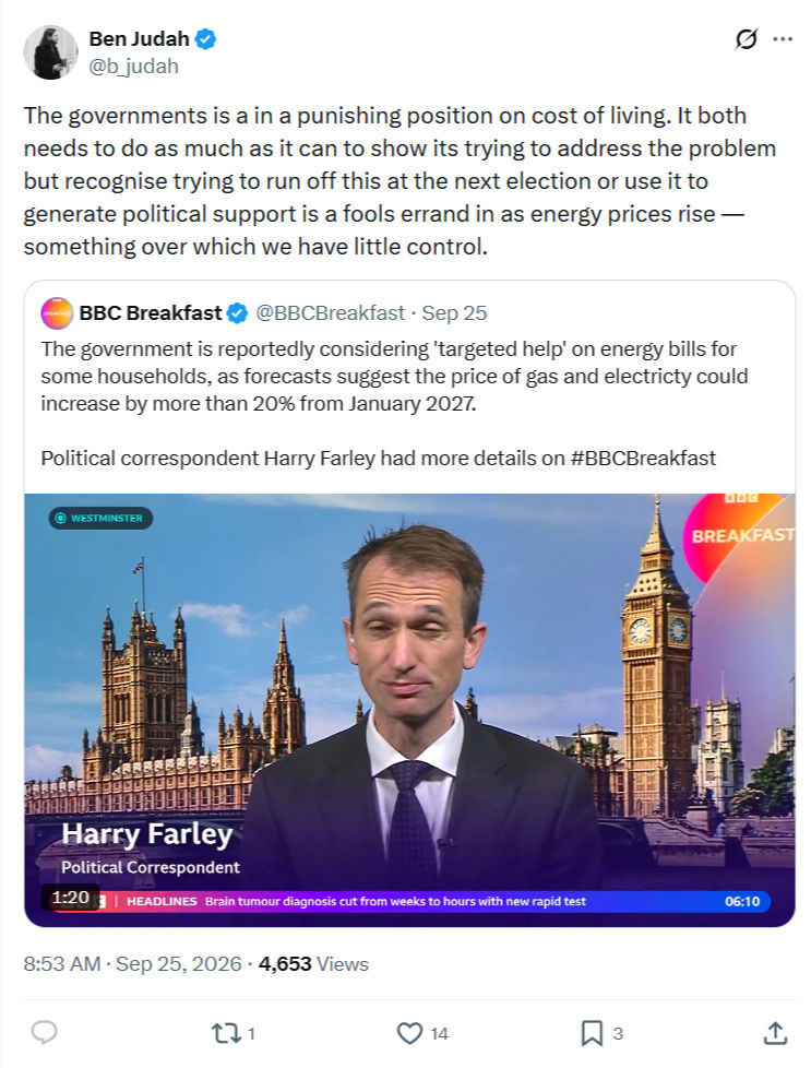 Ben Judah: The governments is a in a punishing...