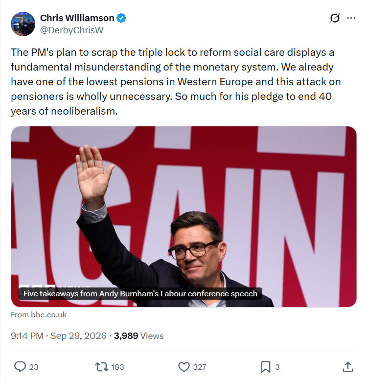 Chris Williamson: The PM's plan to scrap...