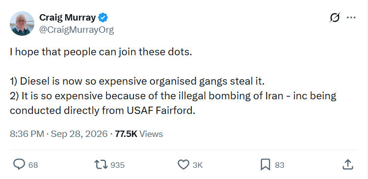 Craig Murray: I hope that people can join...