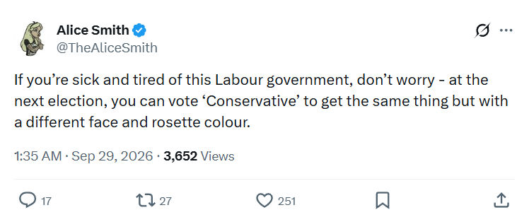 Alice Smith: If you’re sick and tired of this Labour...