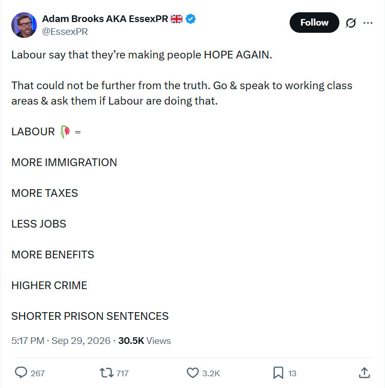 Adam Brooks: Labour say that they’re making...
