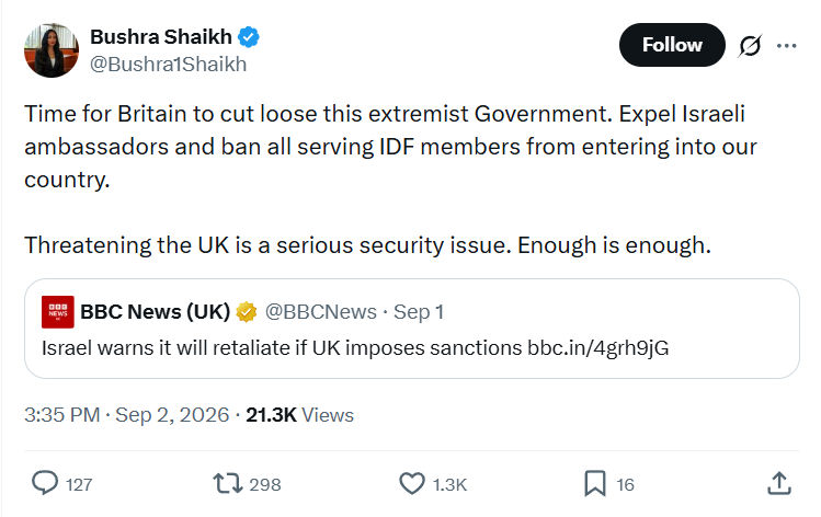 Bushra Shaikh: Time for Britain to cut loose...
