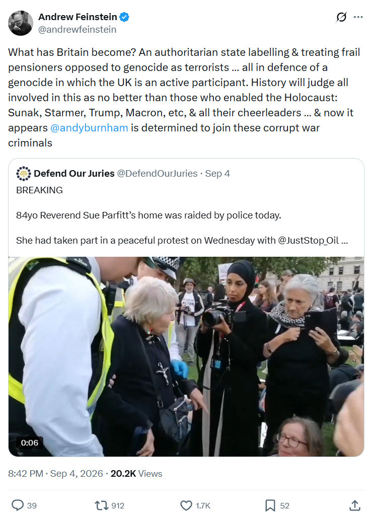 Andrew Feinstein: What has Britain become...