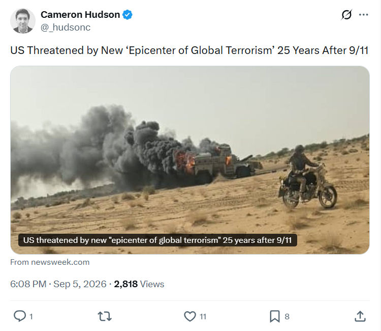 Cameron Hudson: US Threatened by New...