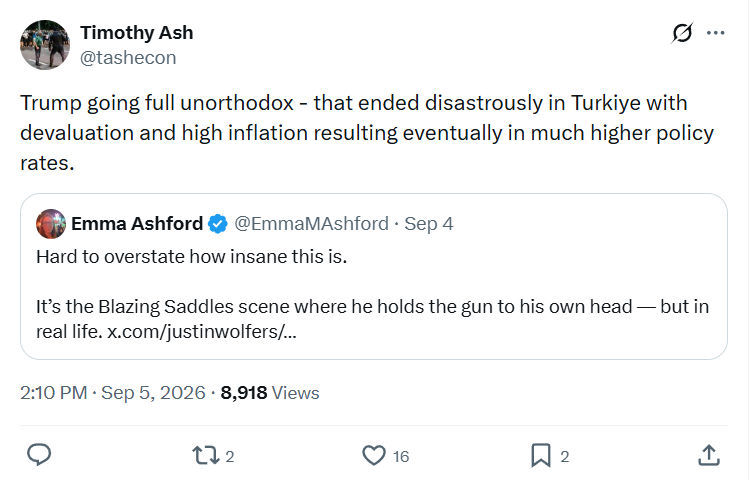 Timothy Ash: Trump going full unorthodox...