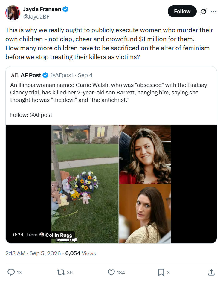 Jayda Fransen: This is why we really ought to publicly...