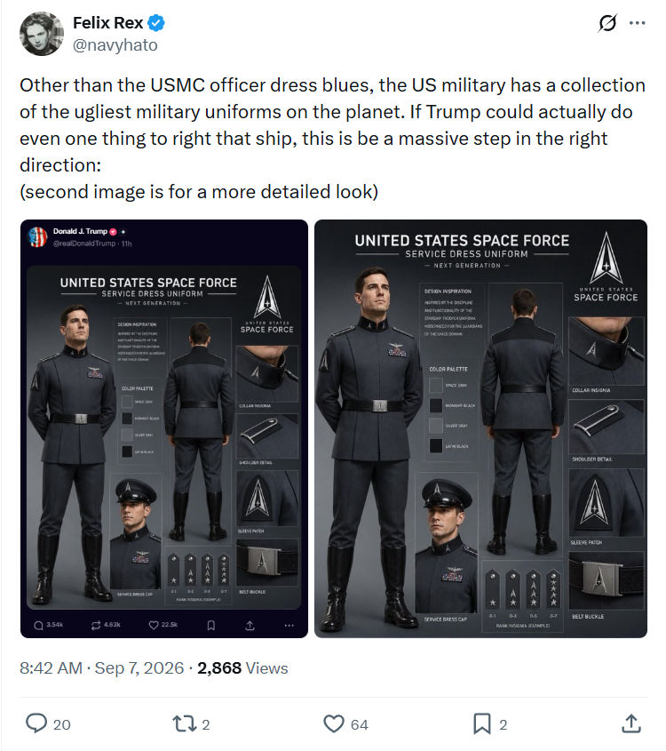 Felix Rex: Other than the USMC...