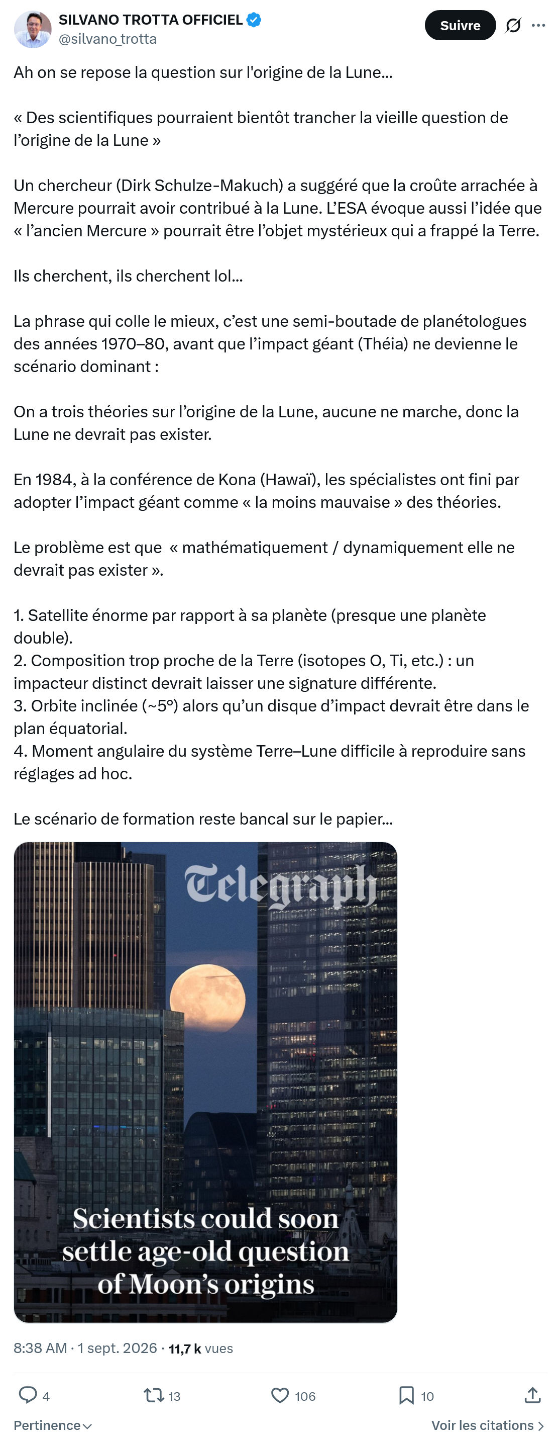 Silvano Trotta: Ah on se repose la question...