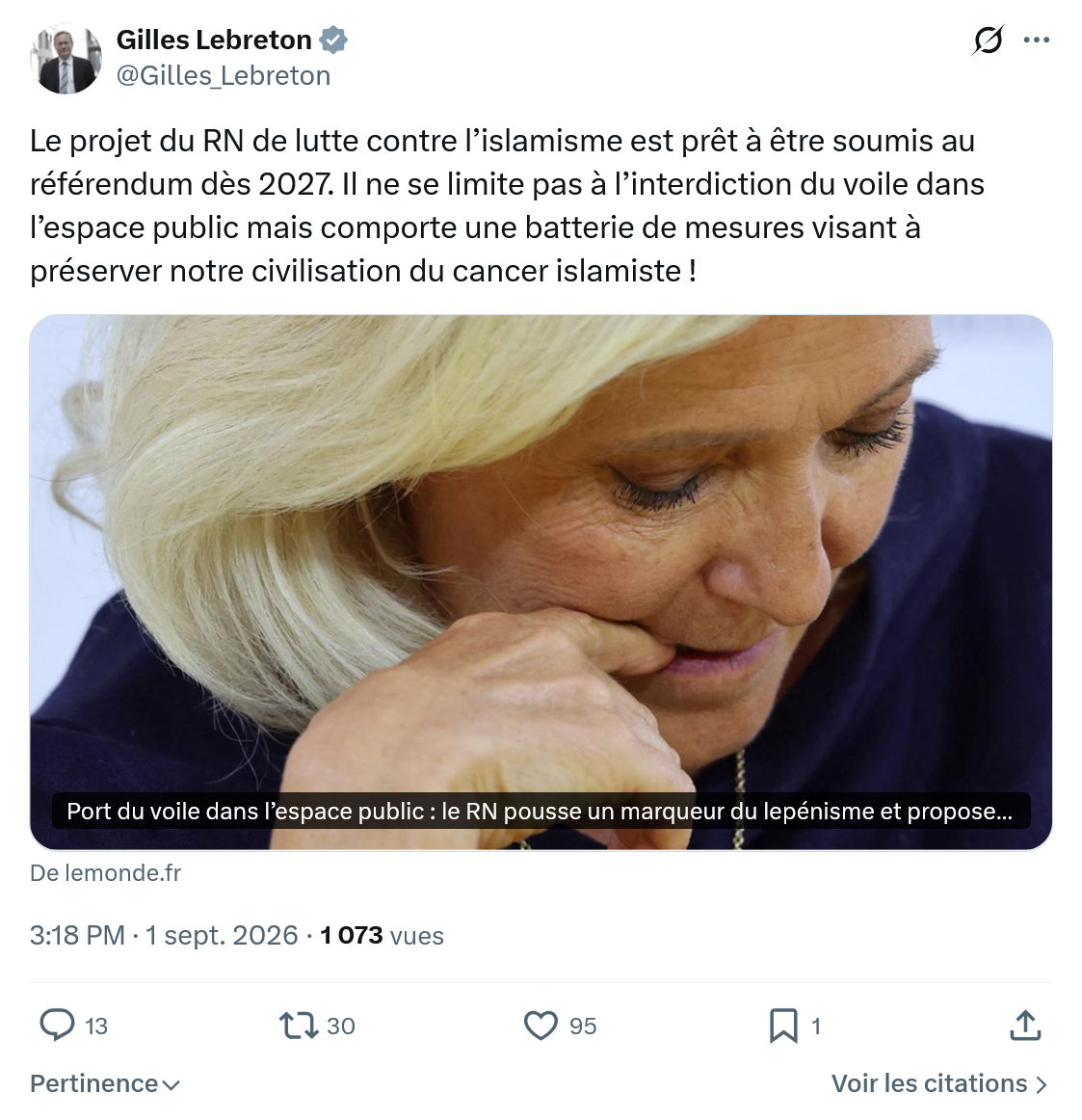 Gilles Lebreton: Le projet du RN de lutte contre...