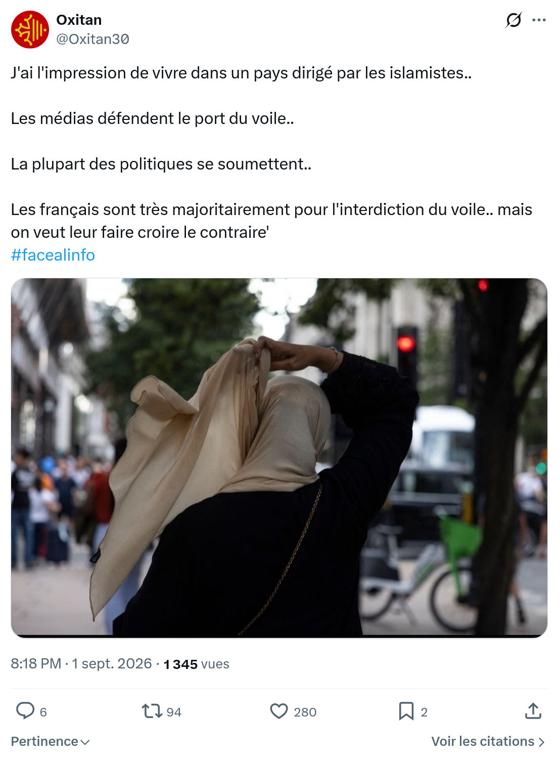 Oxitan: J'ai l'impression de vivre...