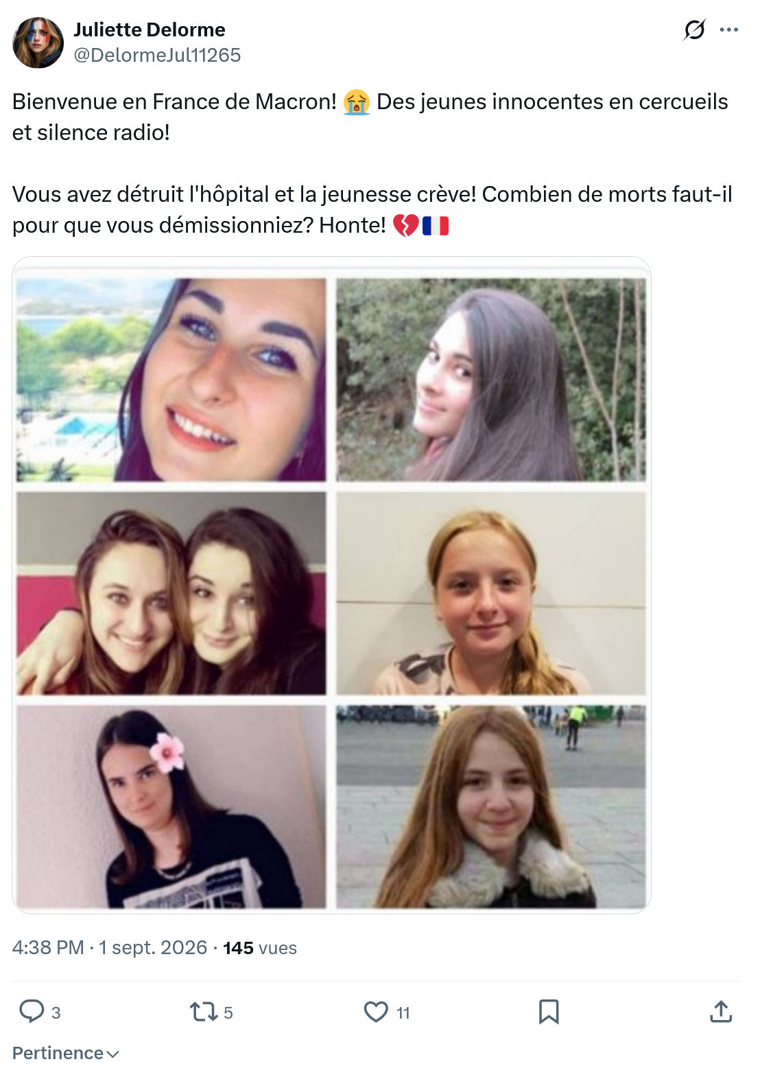 Juliette Delorme: Bienvenue en France de Macron...