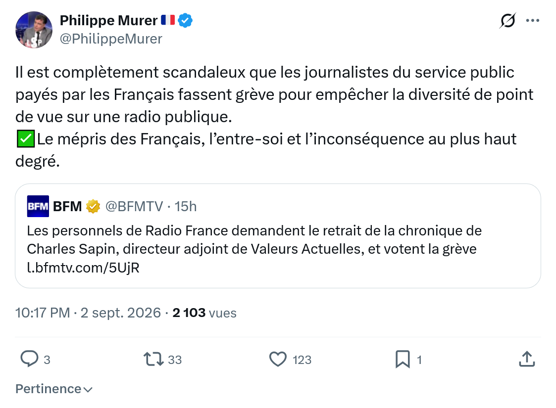 Philippe Murer: Il est complètement scandaleux...