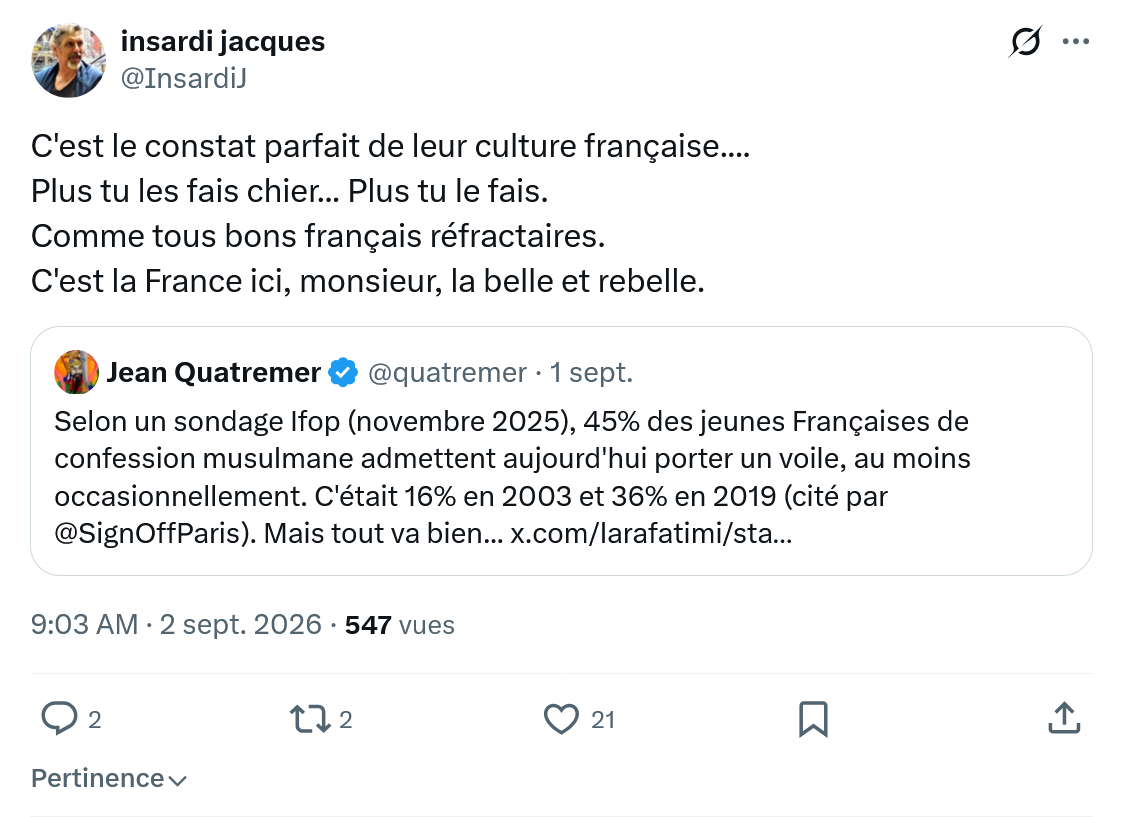 Insardi Jacques: C'est le constat parfait...