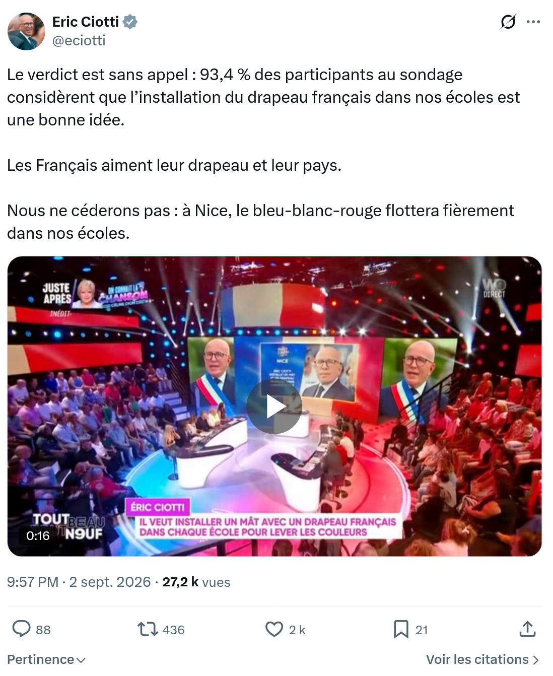 Éric Ciotti: Le verdict est sans appel...