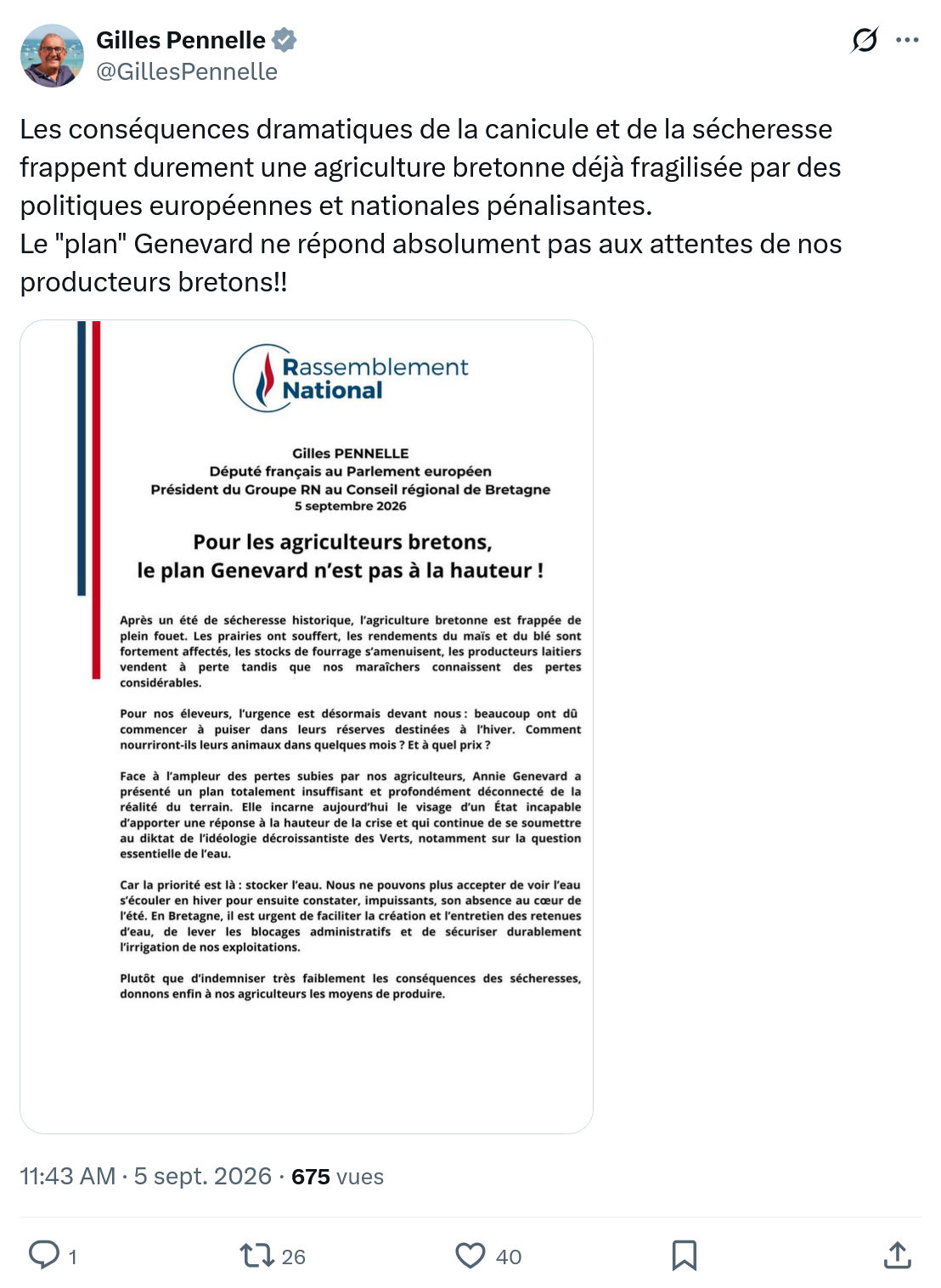 Gilles Pennelle: Les conséquences dramatiques...