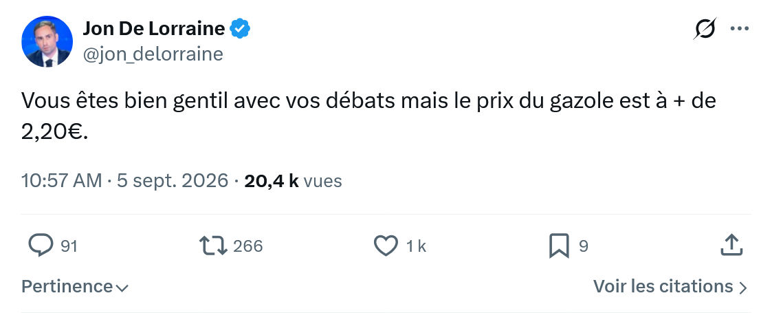Jon De Lorraine: Vous êtes bien gentil avec...