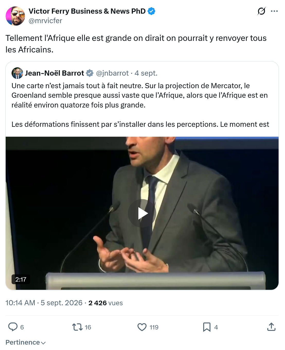 Victor Ferry: Tellement l'Afrique elle est grande...