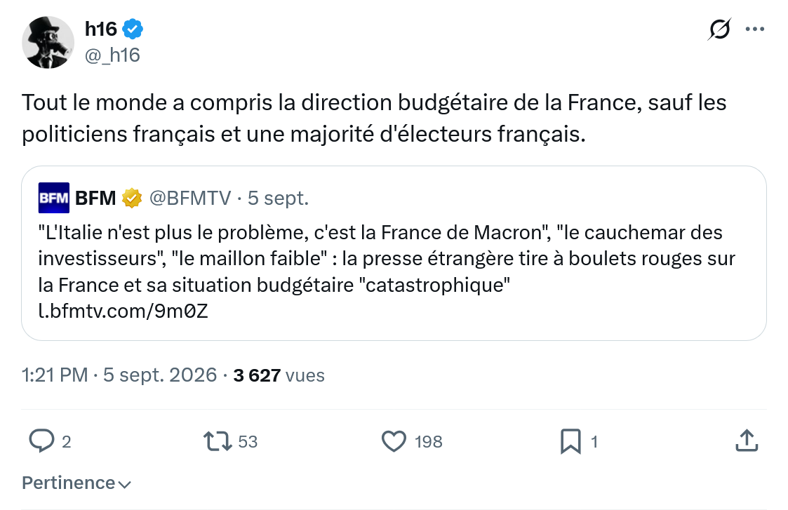 h16: Tout le monde a compris la direction...