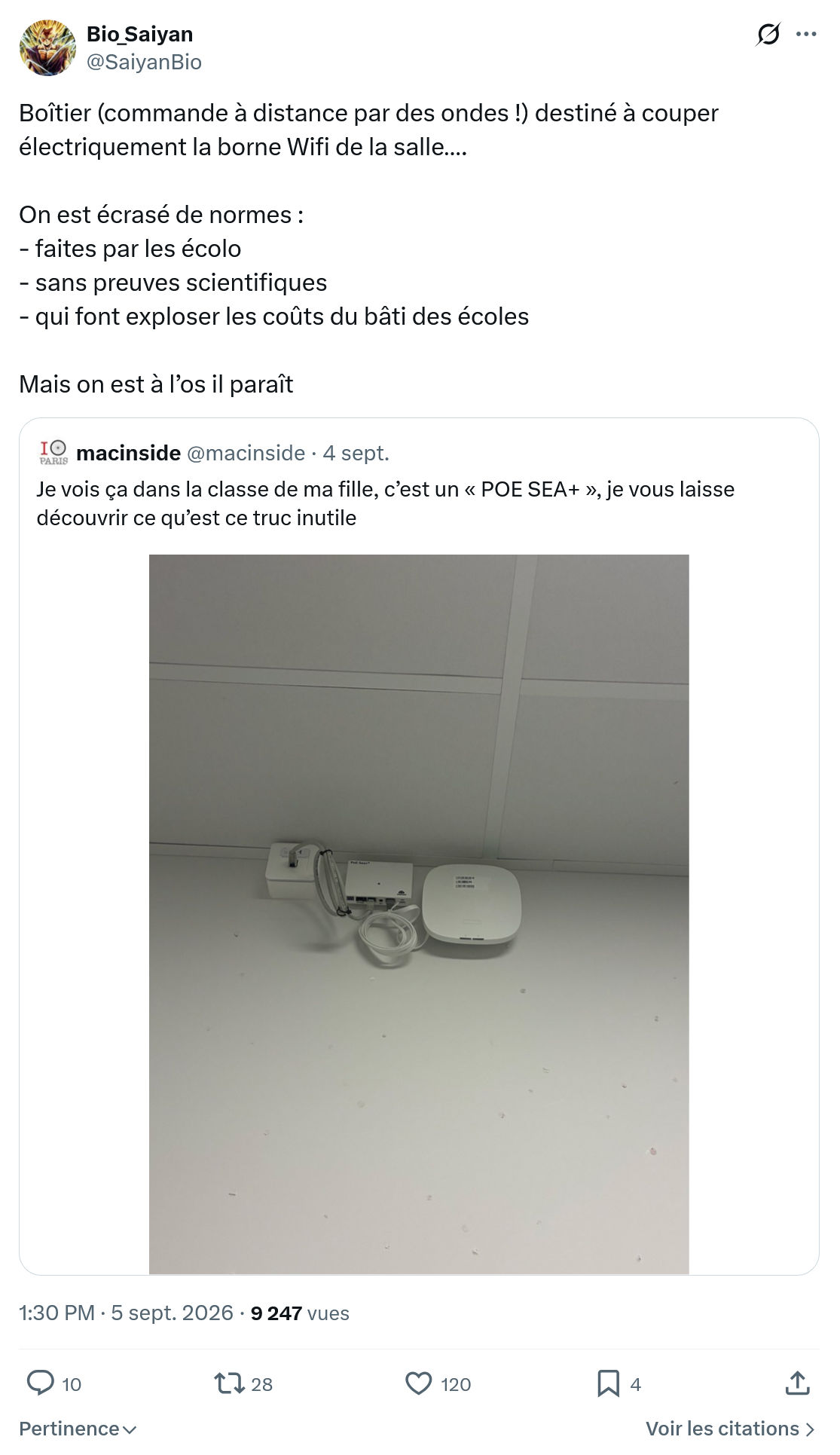 Bio Saiyan: Boîtier (commande à distance par des ondes !)...
