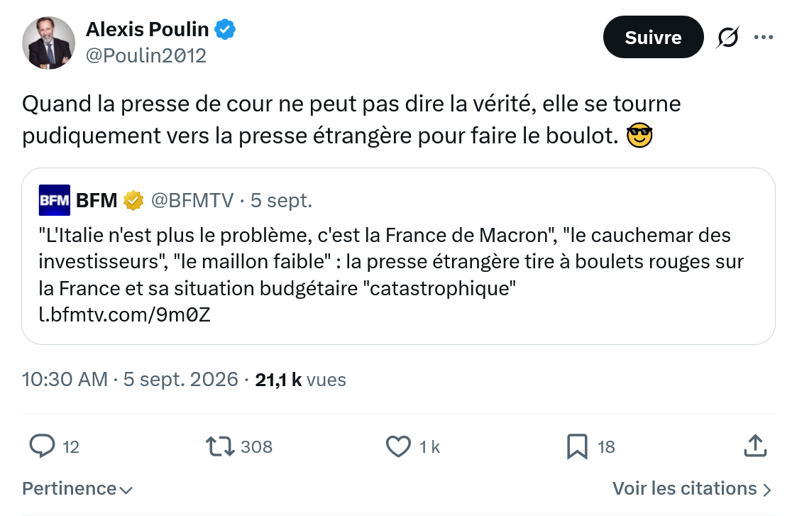 Alexis Poulin: Quand la presse de cour ne peut...