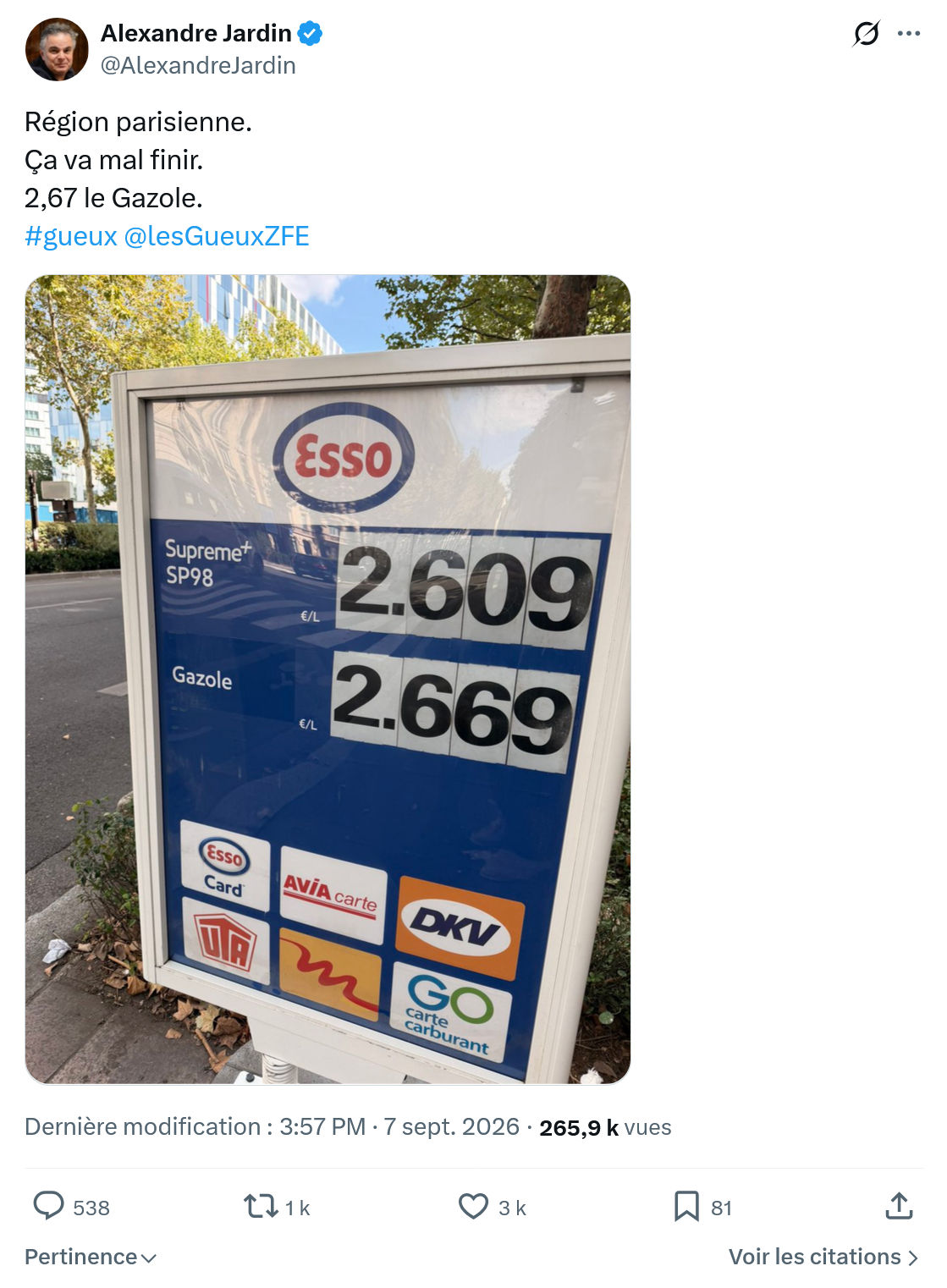Alexandre Jardin: Région parisienne...