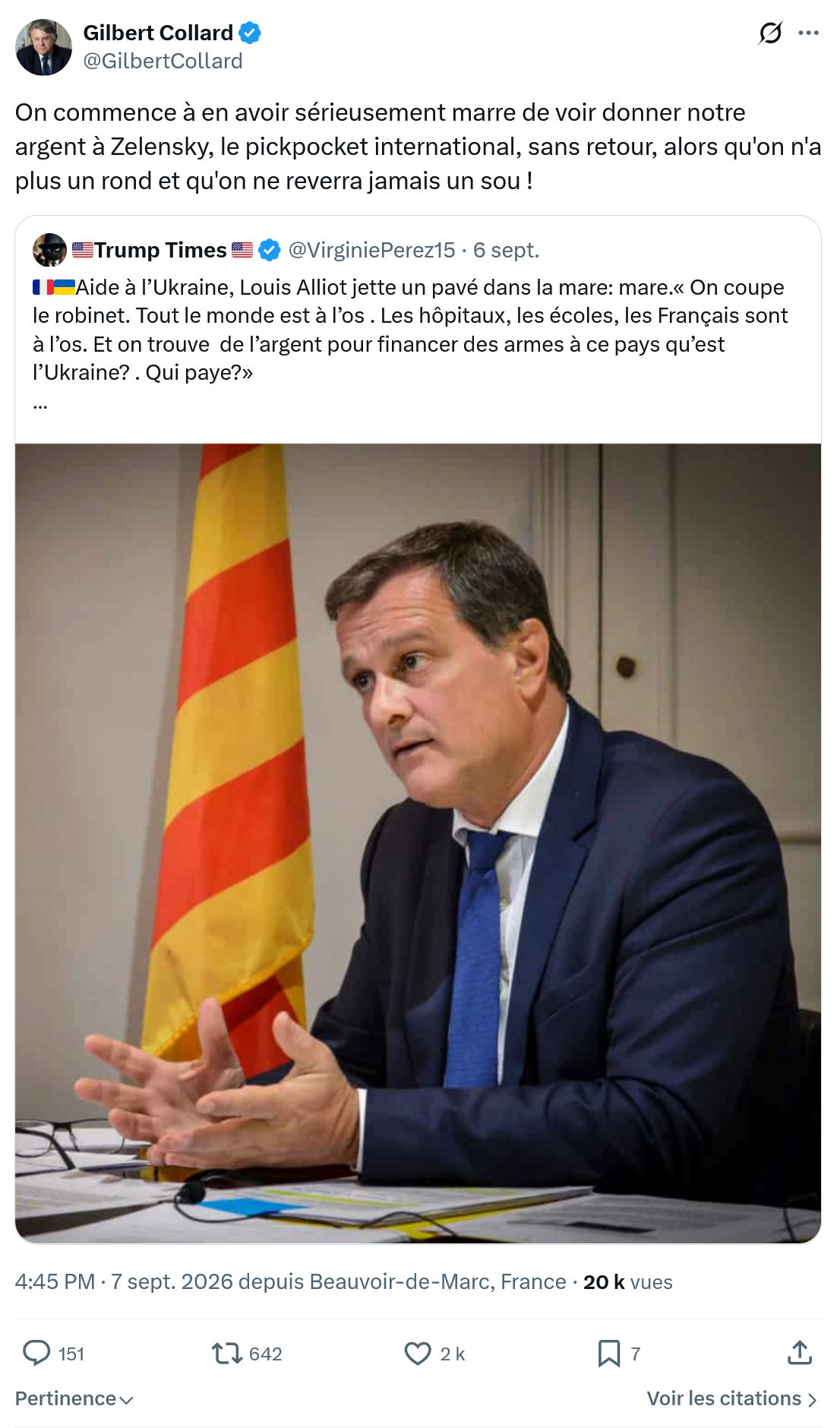 Gilbert Collard: On commence à en avoir sérieusement...