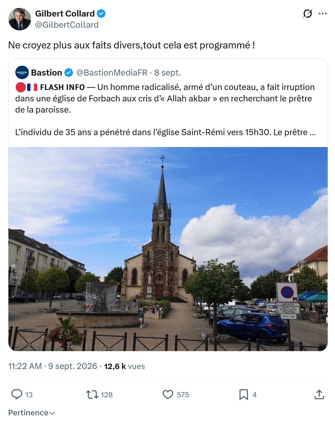 Gilbert Collard: Ne croyez plus aux faits...