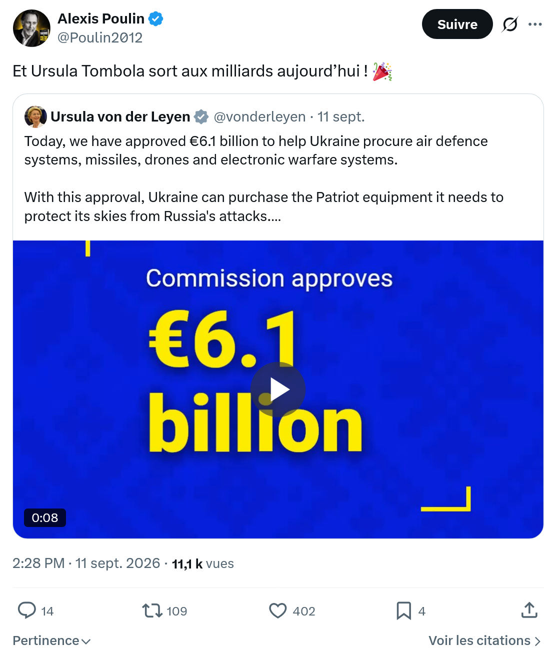 Alexis Poulin: Et Ursula Tombola...