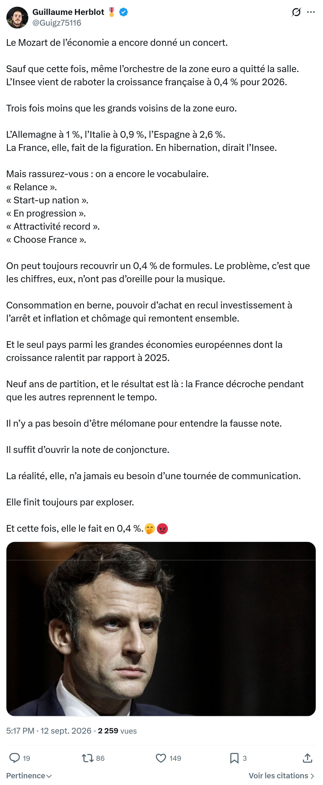 Guillaume Herblot: Le Mozart de l’économie...
