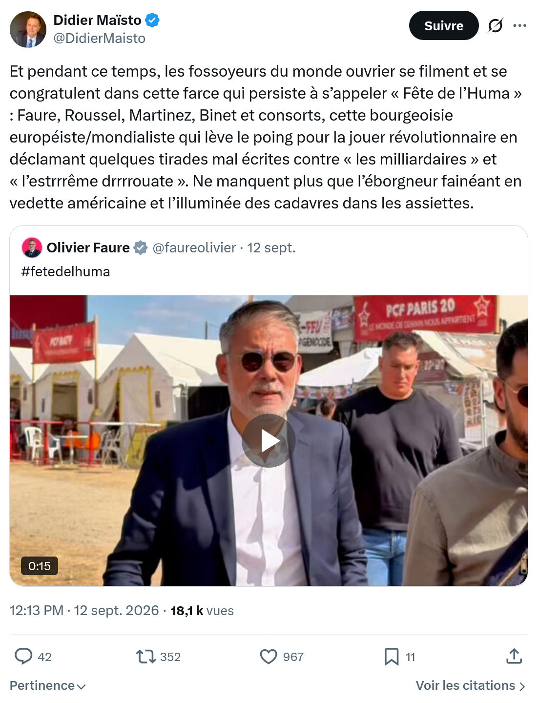 Didier Maïsto: Et pendant ce temps...