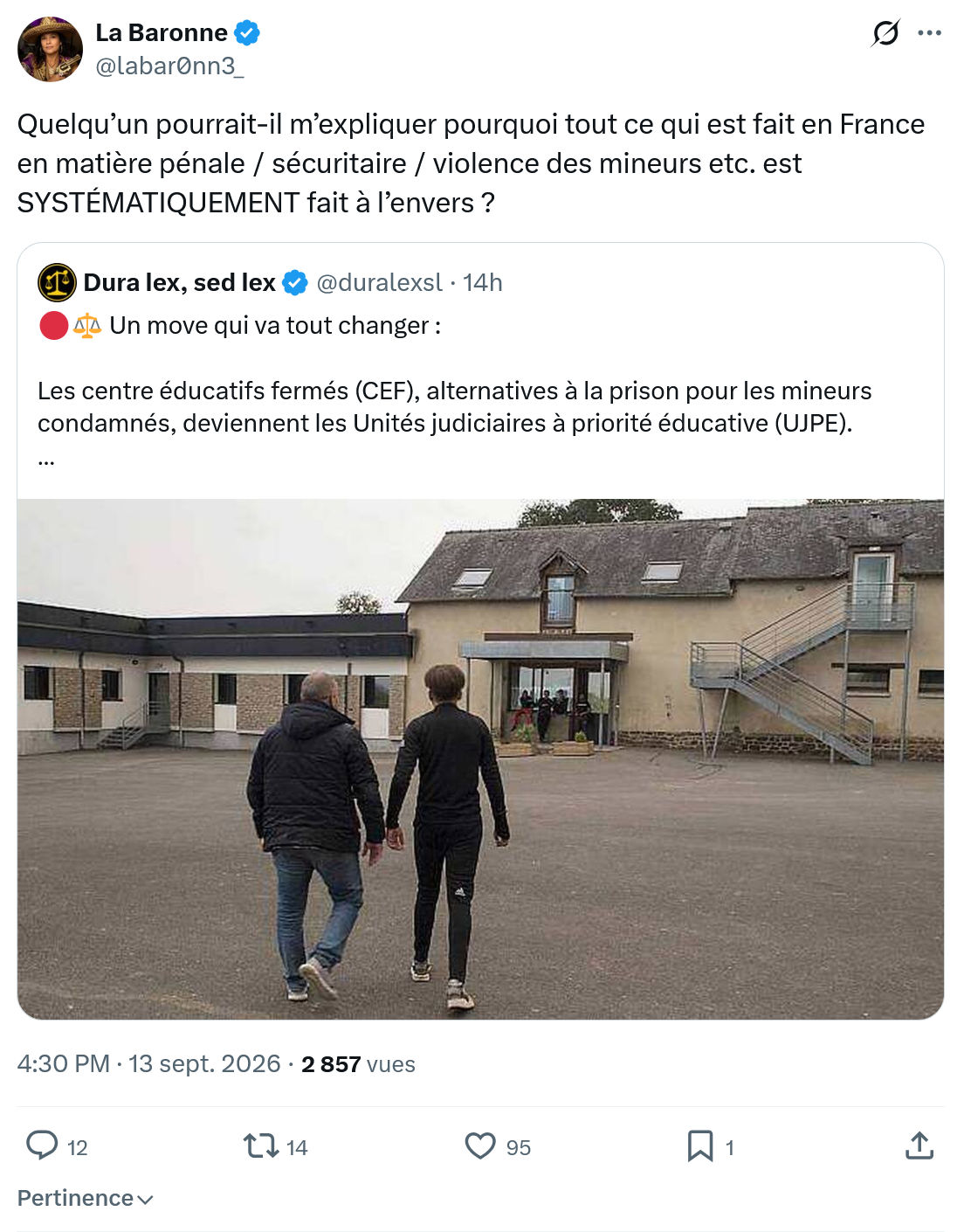 La Baronne: Quelqu’un pourrait-il m’expliquer...