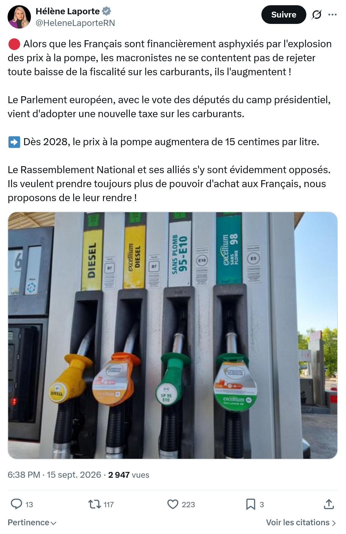 Hélène Laporte: Alors que les Français sont financièrement...