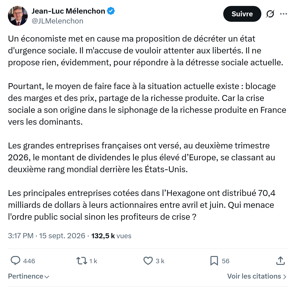 Jean-Luc Mélenchon: Un économiste met en cause...