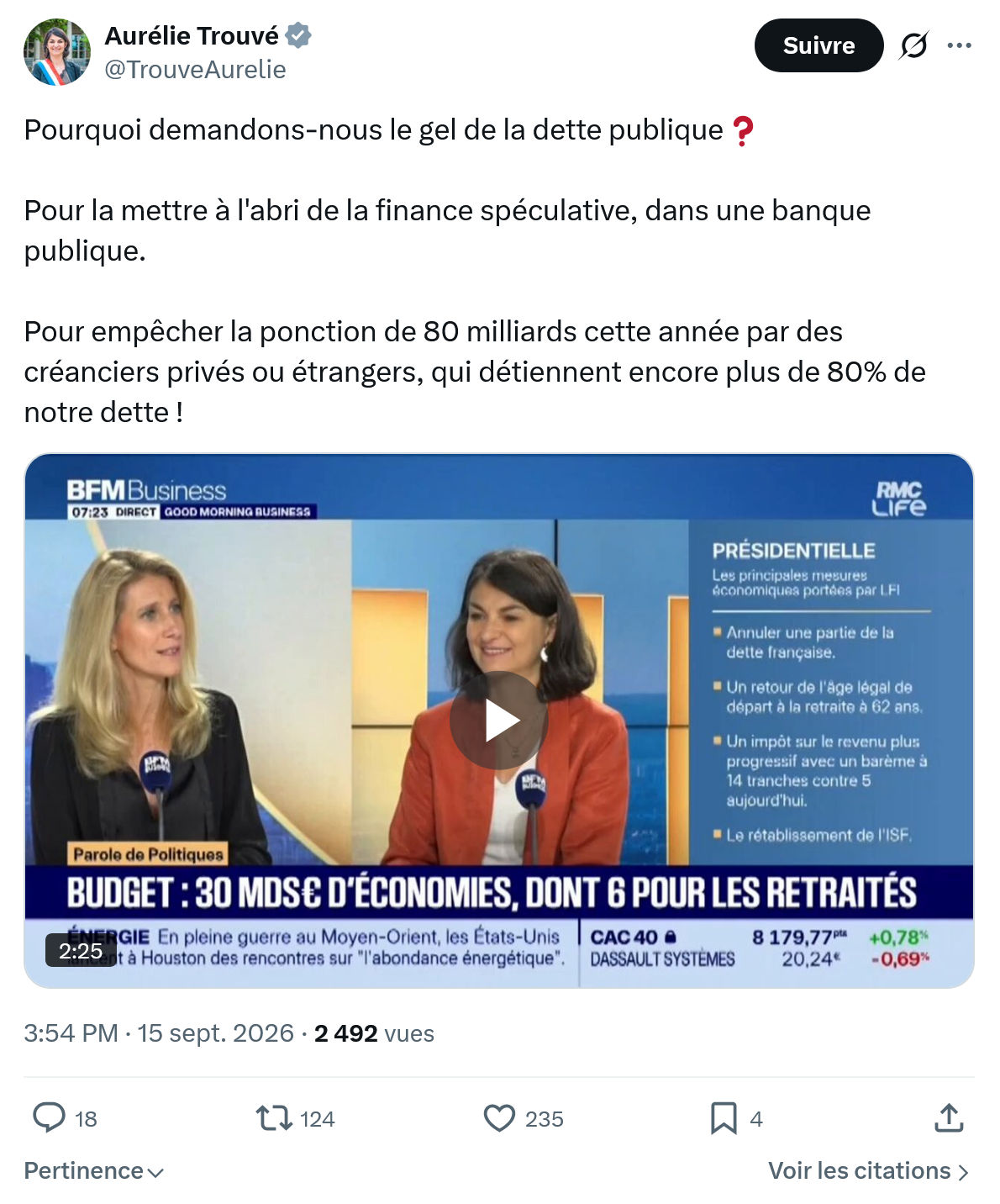 Aurélie Trouvé: Pourquoi demandons-nous...