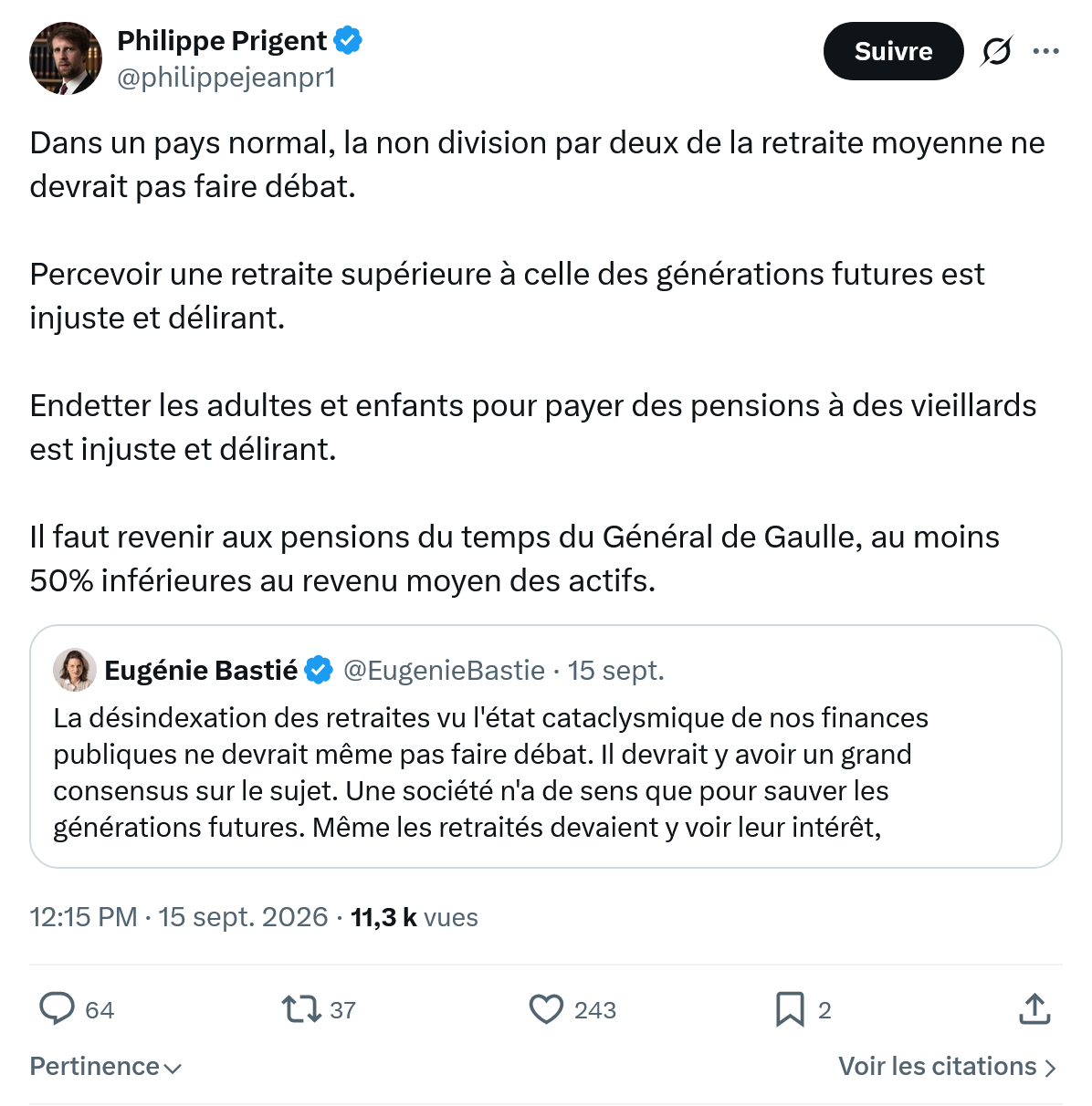 Philippe Prigent: Dans un pays normal...