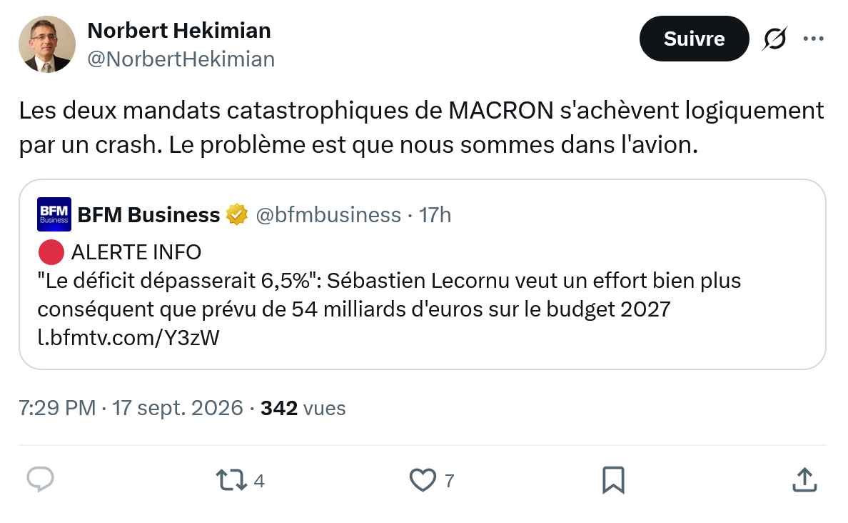 Norbert Hekimian: Les deux mandats catastrophiques...